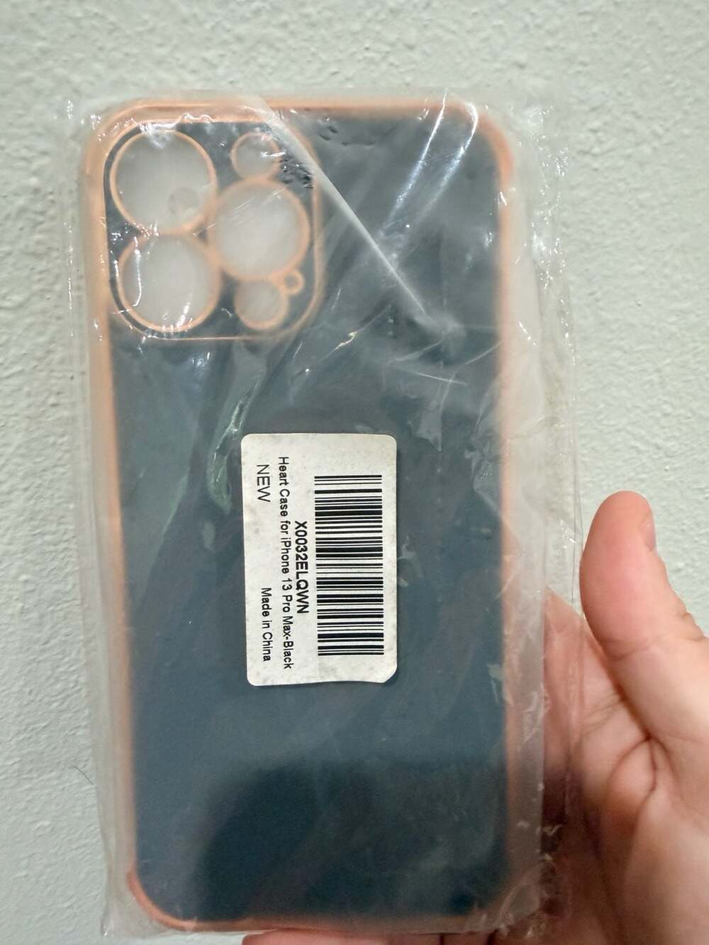 Heart Case for iPhone 13 Pro Max Black
